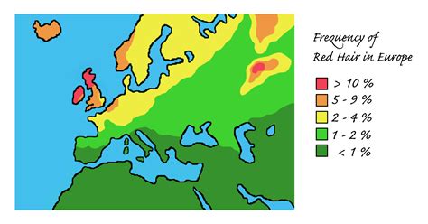 red hair map|red hair concentration map.